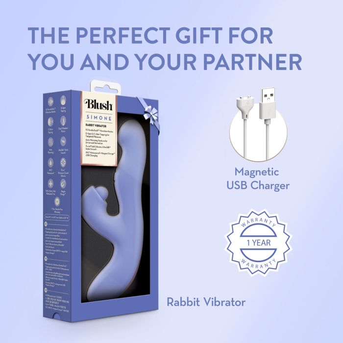 Vibrateur G-Spot Blush Blush Collection Violet Pourpre 14 Vibrateur G-Spot Blush Blush Collection Violet Pourpre 14