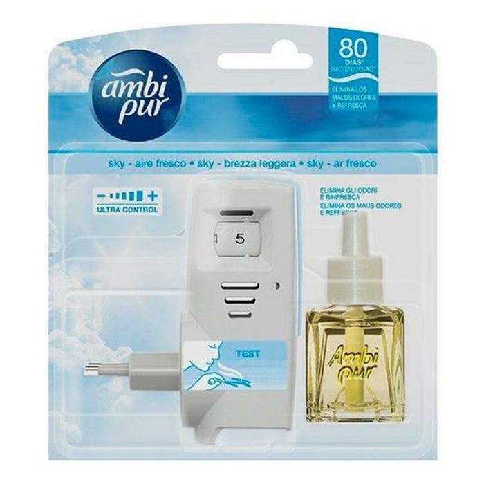 Diffuseur Électrique et Recharge Ambi Pur Frais 21 ml (6 Unités) 1