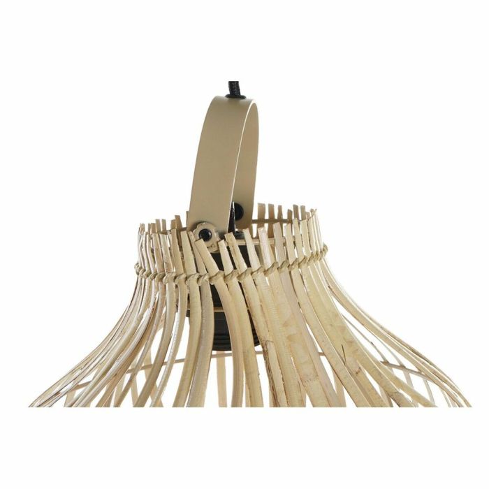 Suspension DKD Home Decor Marron Multicouleur Métal osier 50 W Urbaine 220 V 30 x 30 x 29 cm 1