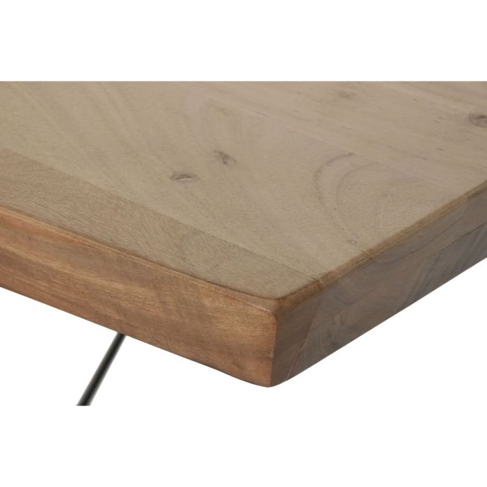 Table de Salle à Manger Home ESPRIT Métal Bois d'acacia 220 x 100 x 76 cm 4