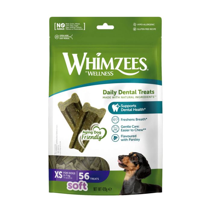 Snack pour chiens Whimzees 56 Pièces 4 Snack pour chiens Whimzees 56 Pièces 4