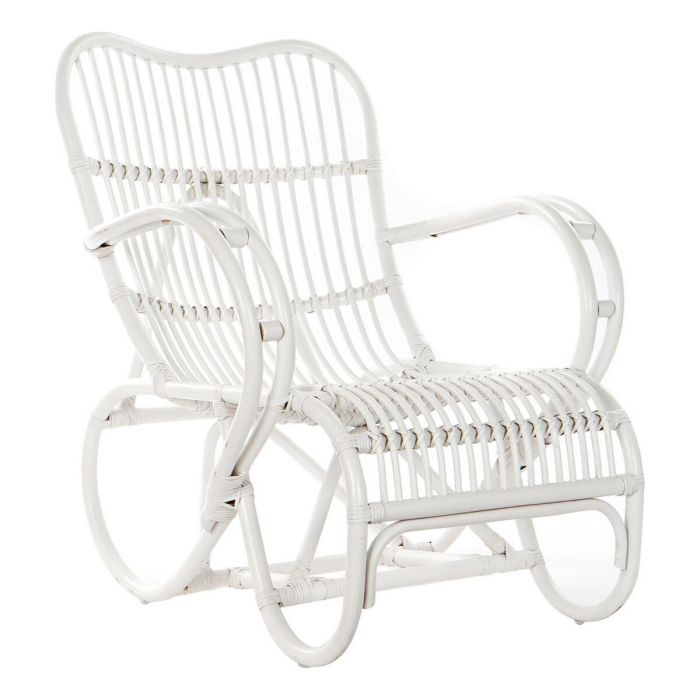 Fauteuil à Bascule DKD Home Decor Blanc 75 x 85 x 85 cm 0 Fauteuil à Bascule DKD Home Decor Blanc 75 x 85 x 85 cm 0