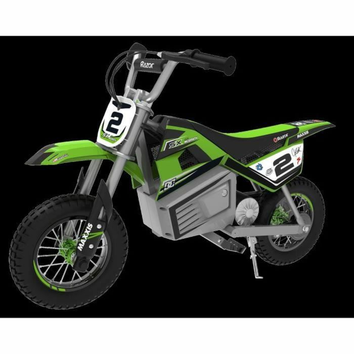 Scooter électrique pour Enfants Razor Dirt Rocket SX350 McGrath Blanc Noir Vert Gris