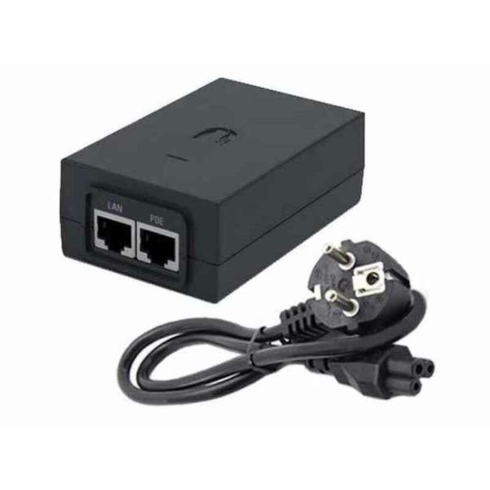 Injecteur PoE UBIQUITI POE-48 Gigabit Ethernet 24 W Noir 0 Injecteur PoE UBIQUITI POE-48 Gigabit Ethernet 24 W Noir 0