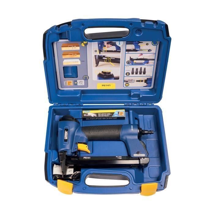 Agrafeuse Pneumatique - RAPID - PS141 - Utilisation intensive - Carter en aluminium ultra robuste 2 Agrafeuse Pneumatique - RAPID - PS141 - Utilisation intensive - Carter en aluminium ultra robuste 2