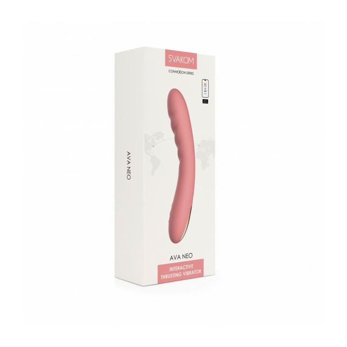 Vibrateur G-Spot Svakom Rose Pêche 13 Vibrateur G-Spot Svakom Rose Pêche 13