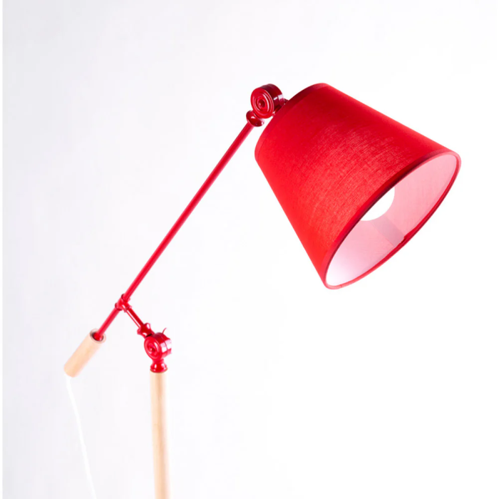 Lampe sur pied style nordique, design élégant et moderne, polyvalente pour salon, chambre, bureau, cuisine, [SKD-F005-R] 22