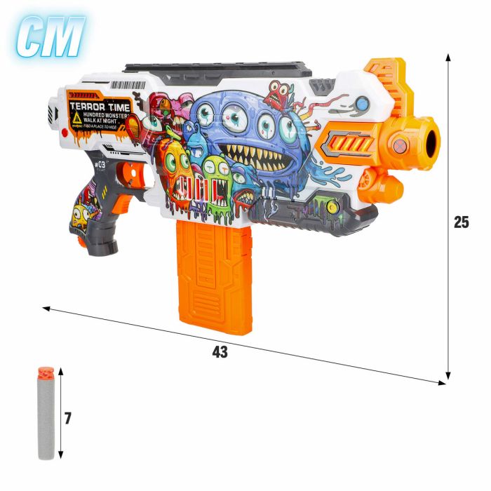 Pistolet à Fléchettes Colorbaby 43 x 25 x 6,5 cm 4 Unités 3 Pistolet à Fléchettes Colorbaby 43 x 25 x 6,5 cm 4 Unités 3