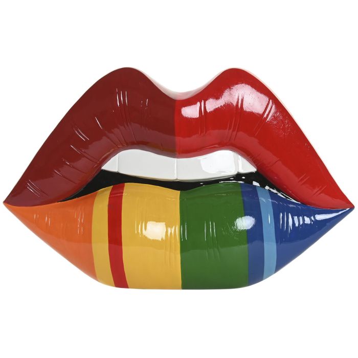 Décoration murale Home ESPRIT Multicouleur Lèvres Urbaine 49,5 X 6,5 X 31,5 CM 0 Décoration murale Home ESPRIT Multicouleur Lèvres Urbaine 49,5 X 6,5 X 31,5 CM 0