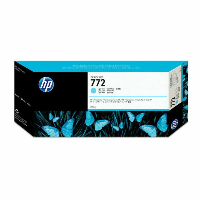 HP CN632A Cartouche d'encre originale 772 Light Cyan Standard 300ml 1-pack pour HP DesignJet Z5200 Photo