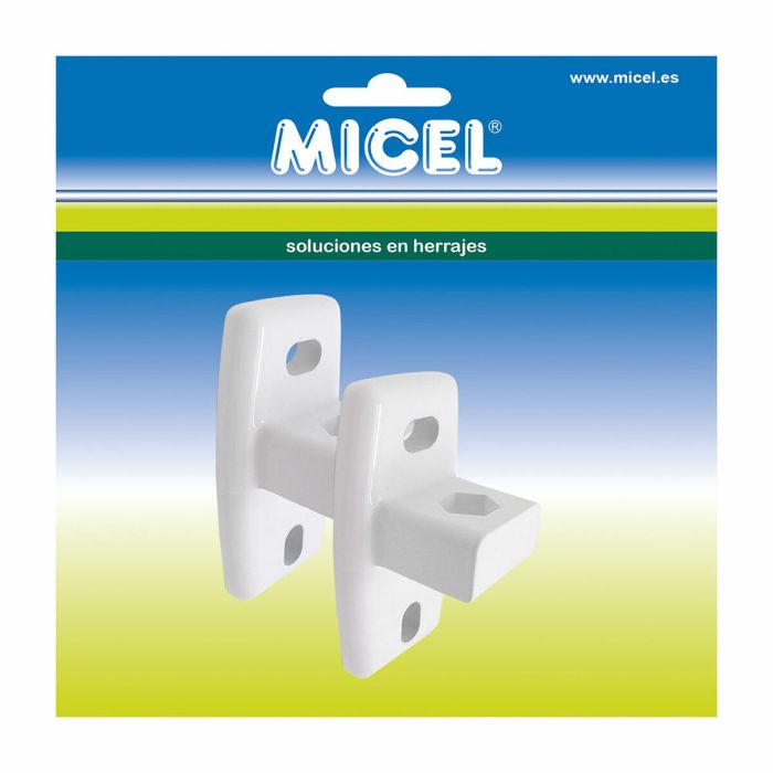 Support de store Micel TLD02 Blanc 4,4 x 3,82 x 8,6 cm Paroi 2 Pièces 2 Support de store Micel TLD02 Blanc 4,4 x 3,82 x 8,6 cm Paroi 2 Pièces 2
