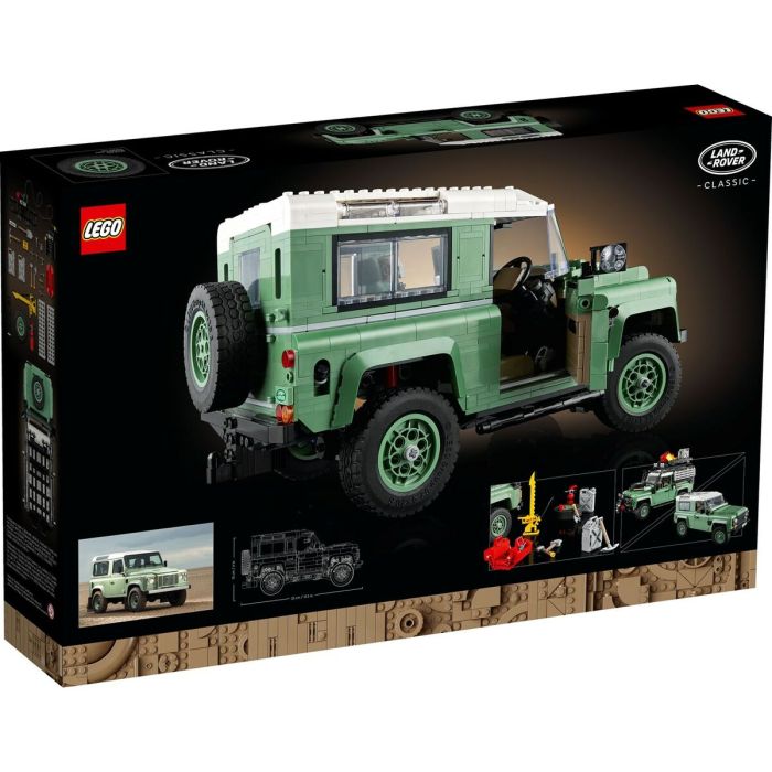 LEGO Icons Land Rover Classic Defender 90 - Jeu de Construction 2336 Pièces - Véhicule Collecteur - Modèle Détailé pour Adultes