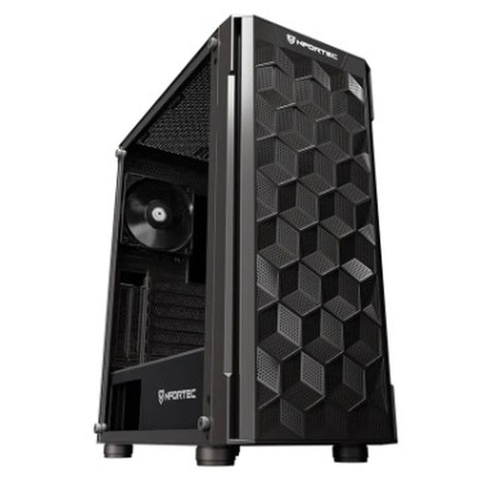 Boîtier ATX semi-tour Nfortec NF-CS-AZIR-B Noir 1