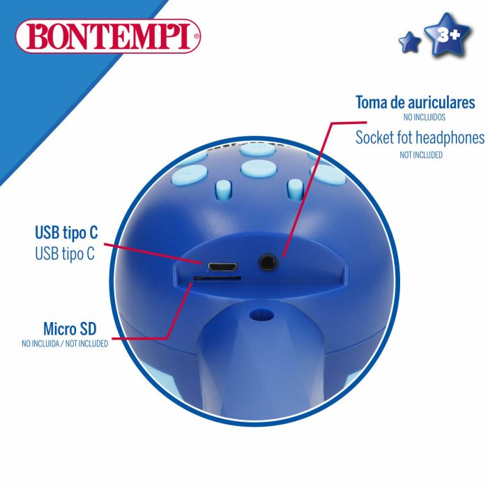 Microphone Karaoké Bontempi 6 Unités 2 Microphone Karaoké Bontempi 6 Unités 2