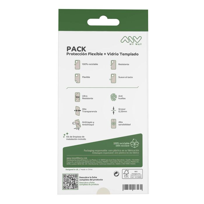 Protection pour téléphone portable Myway Samsung Galaxy S25 FE 1 Protection pour téléphone portable Myway Samsung Galaxy S25 FE 1