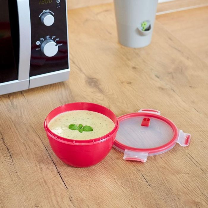 Emsa N1060600 Clip Mikrowellendose. rot 5