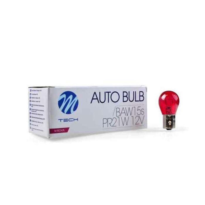 M-Tech Lampe PR21W BAW15S 12V 21W Rouge | 10 Unités MTECZ96