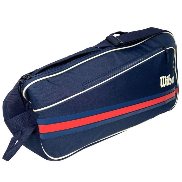 Etui à raquette Wilson 3Pk Team Racket Bag 2025 Bleu 0 Etui à raquette Wilson 3Pk Team Racket Bag 2025 Bleu 0