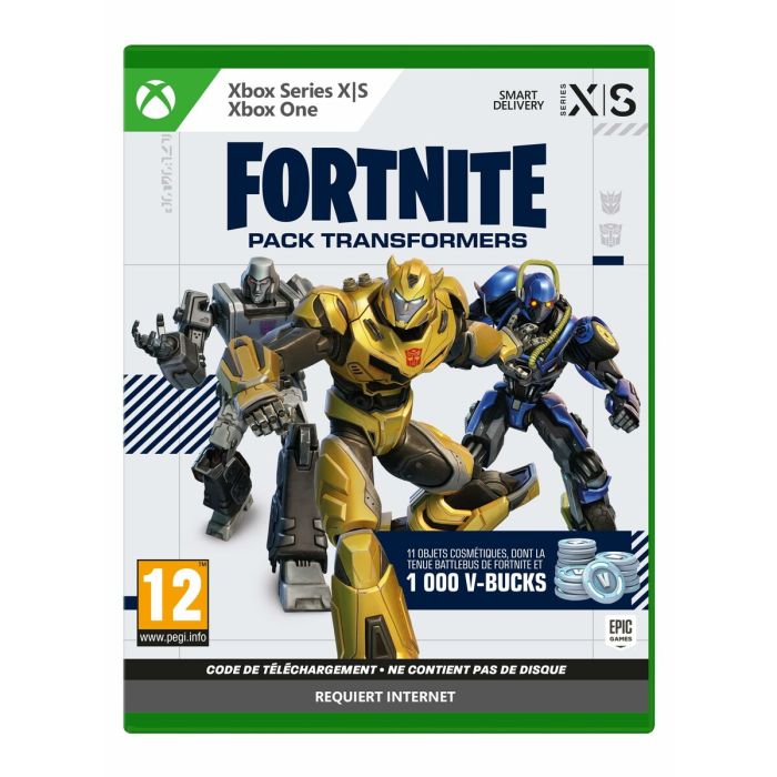 Jeu vidéo Xbox One / Series X Fortnite Pack Transformers (FR) Code de téléchargement 0 Jeu vidéo Xbox One / Series X Fortnite Pack Transformers (FR) Code de téléchargement 0