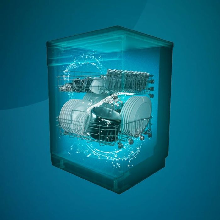 Lave-vaisselle Cecotec Bolero Aguazero 6700 B Blanc 2