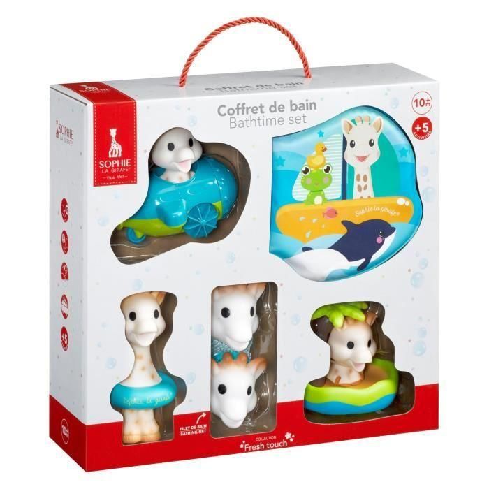 Coffret de bain 2023 - VULLI - Sophie la Girafe - Bébé 0 Coffret de bain 2023 - VULLI - Sophie la Girafe - Bébé 0