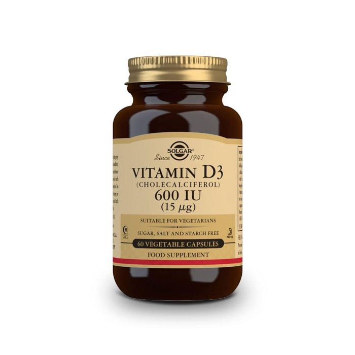 Vitamine D3 (cholécalciférol) Solgar 600 iu 60 Capsules 4