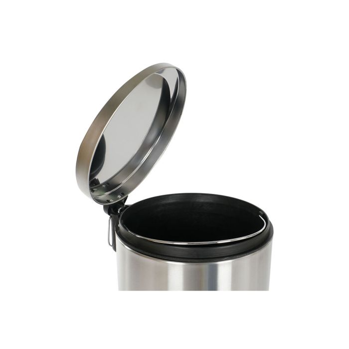 Poubelle à pédale Home ESPRIT Argenté Acier inoxydable polypropylène 30 L 4