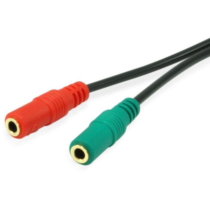 Equip Audiokabel 3.5mm 1x/2x St/Bu 0.15m Y-Kabel 1 Equip Audiokabel 3.5mm 1x/2x St/Bu 0.15m Y-Kabel 1