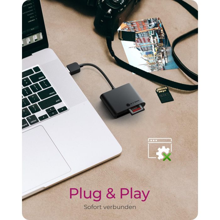 ICY BOX IB-CR301-U3 USB 3.0 SD/MicroSD/CF Kartenleser 4