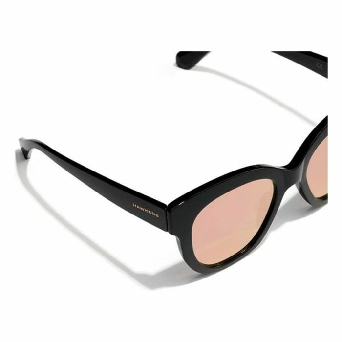Lunettes de soleil Unisexe Audrey Hawkers Or rose Noir 4