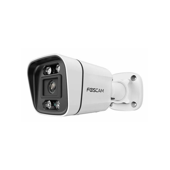 Foscam FN9108E-B4-2T Kit de vidéosurveillance avec enregistreur - 4 caméras dômes extérieures 5MP, filaire, résolution 5MP, vision nocturne 20m, IP66, 2 To de stockage