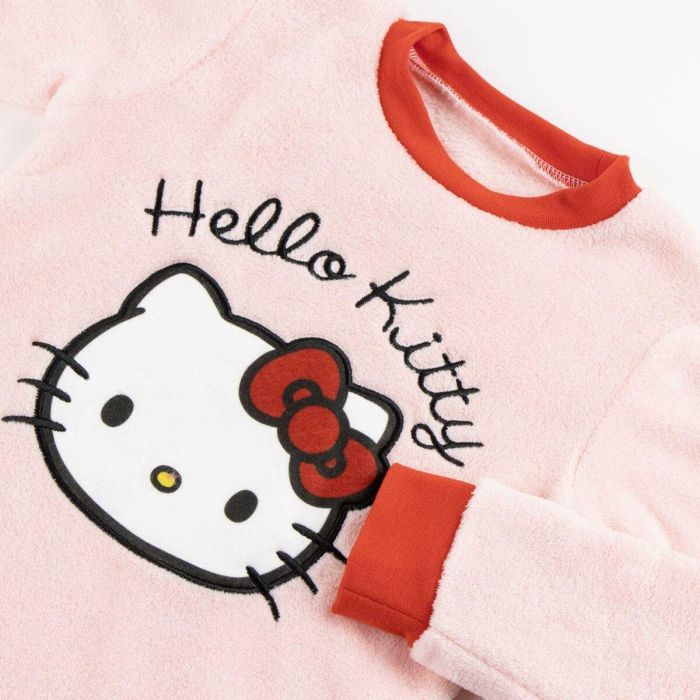 Pyjama Enfant Hello Kitty Rose clair S 2