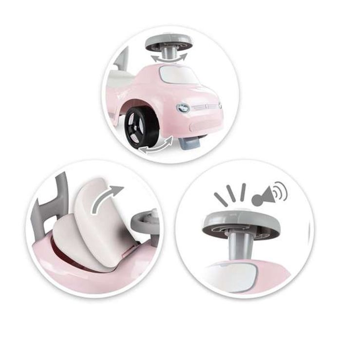 Porteur Smoby Noir Rose 2 en 1 19