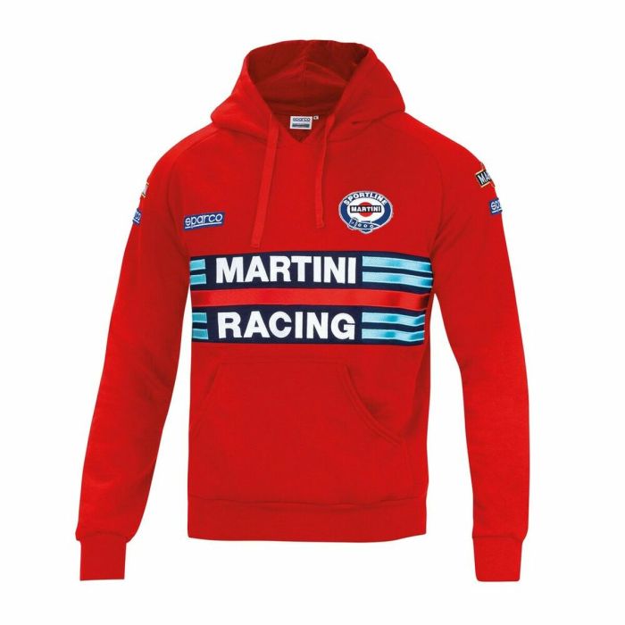 Sweat à capuche homme Sparco MARTINI RACING Rouge Taille XL 0 Sweat à capuche homme Sparco MARTINI RACING Rouge Taille XL 0