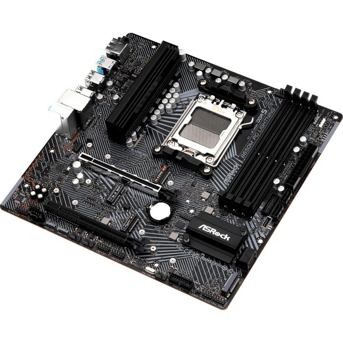 Carte Mère ASRock B650M PG LIGHTNING AMD B650 AMD AM5 4 Carte Mère ASRock B650M PG LIGHTNING AMD B650 AMD AM5 4