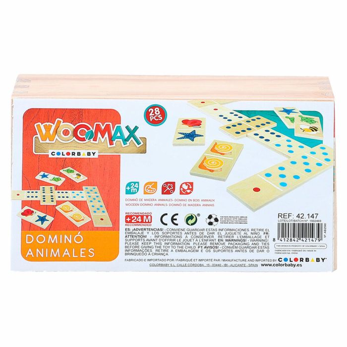 Domino Woomax animaux (12 Unités) 2