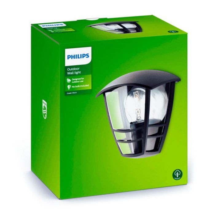 Applique Murale Philips 15387/30/16 Noir Aluminium 60 W E27 3