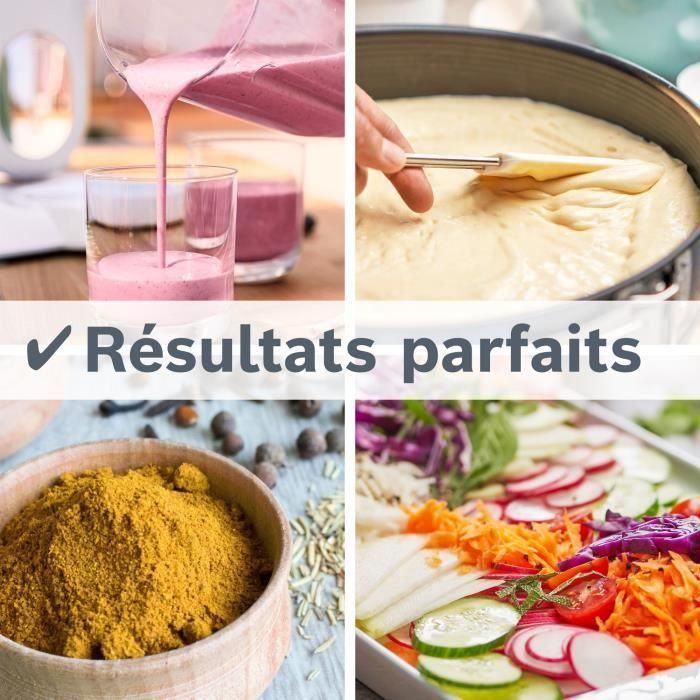 Robot multifonctions BOSCH MULTI TALENT MCM3501M - Noir et inox 2