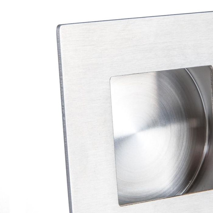 Tirador Uñero Puerta Corredera C70Mm Inoxidable D Int 53Mm Herrajes Alk 2