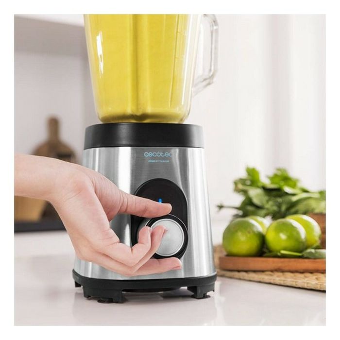 Bol mixeur Cecotec Power Black Titanium 1000 Inox 1000W 3