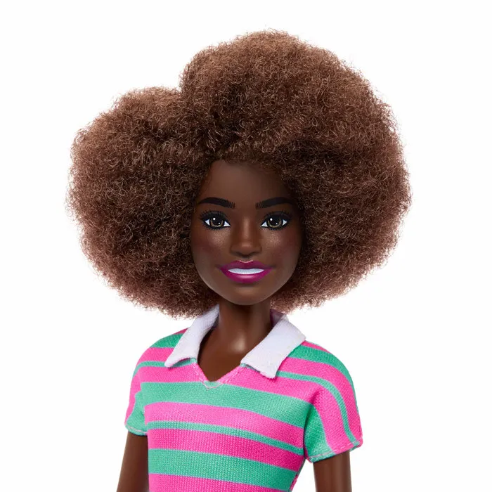 Barbie Fashionista JJN60 - Poupée mannequin mode avec tenue à rayures, Fashionistas Mattel - Jouet enfant 3 ans et plus Barbie Fashionista JJN60 - Poupée mannequin mode avec tenue à rayures, Fashionistas Mattel - Jouet enfant 3 ans et plus