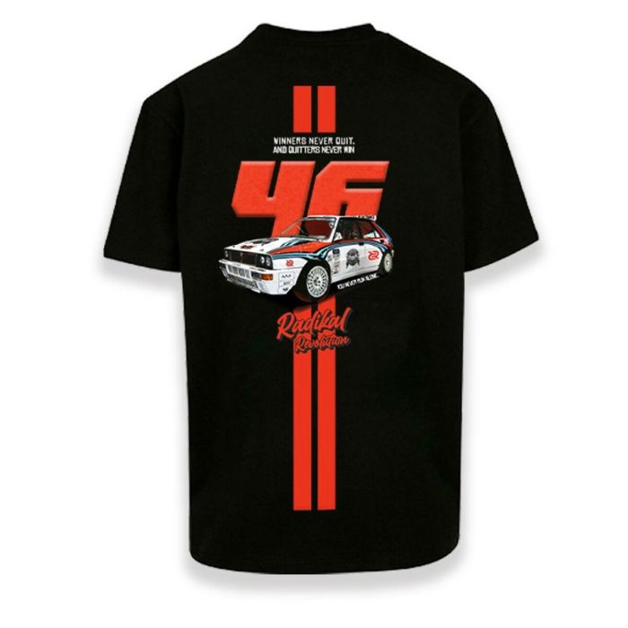 T-shirt à manches courtes homme RADIKAL WINNERS NEVER QUIT Noir S 5