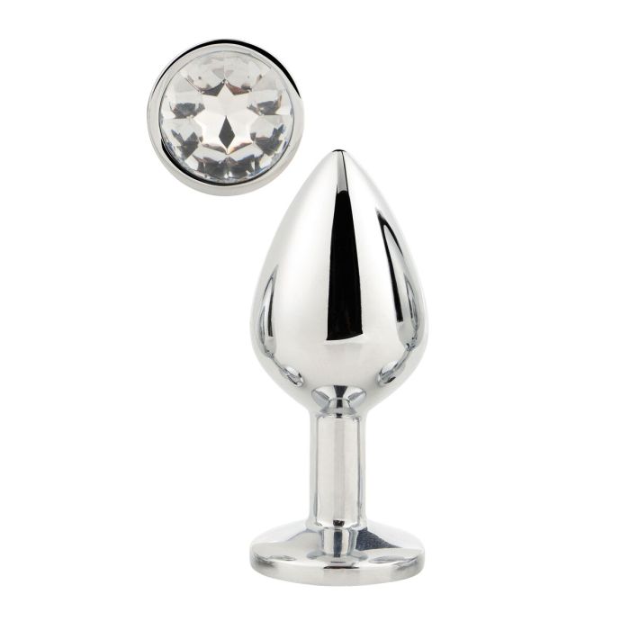 Plug Anal Dream Toys Gleaming Love Argenté 10 Plug Anal Dream Toys Gleaming Love Argenté 10