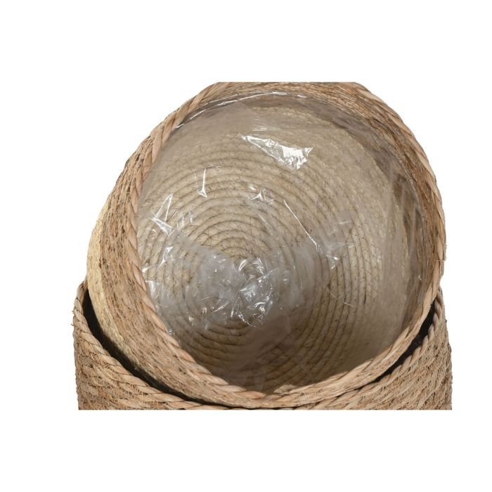 Cache-pot Home ESPRIT Bicolore Fibre Urbaine 2 Cache-pot Home ESPRIT Bicolore Fibre Urbaine 2