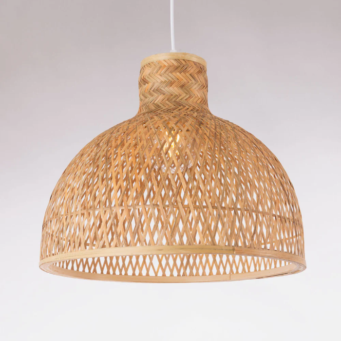 Lampe Suspendue "Singkawang" Bambou Style Naturel Boho-Chic [SKD-P80026] 0