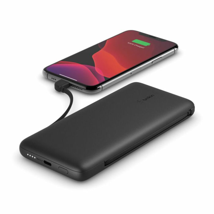 Powerbank Belkin BPB006BTBLK 10000 mah 18W Noir 220 V 1 Powerbank Belkin BPB006BTBLK 10000 mah 18W Noir 220 V 1