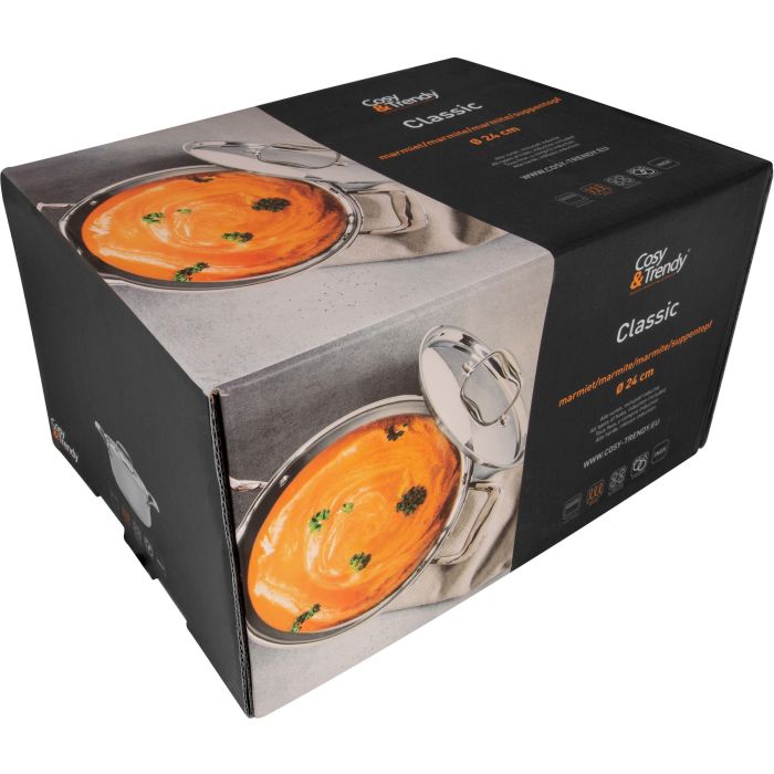 Marmite - COSY & TRENDY - CLASSIC - Acier inoxydable - Ø24 cm - 7,14 L - Tous feux dont induction 3 Marmite - COSY & TRENDY - CLASSIC - Acier inoxydable - Ø24 cm - 7,14 L - Tous feux dont induction 3