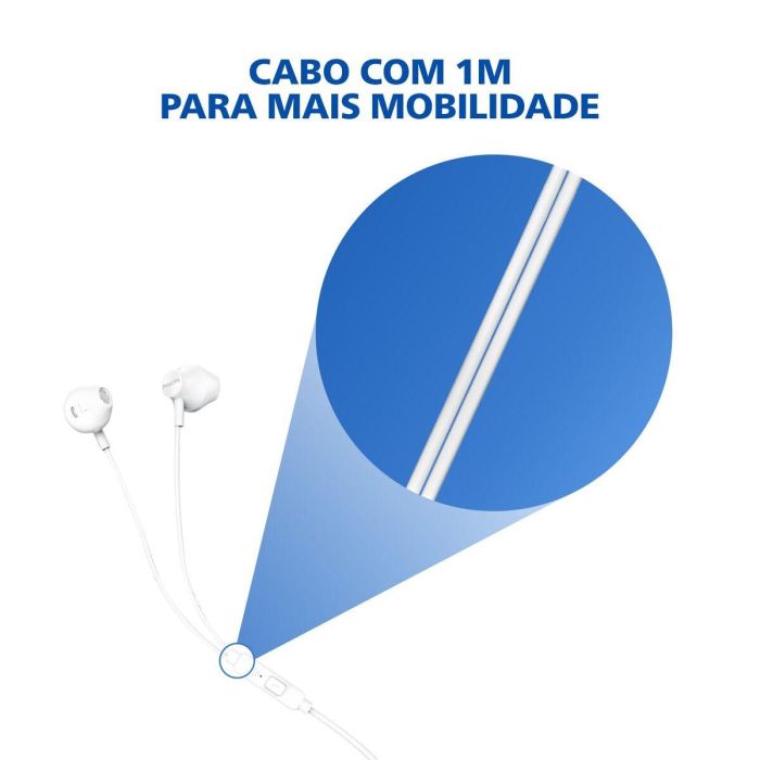 Casque Philips TAUE101WT/00 Blanc 2 Casque Philips TAUE101WT/00 Blanc 2