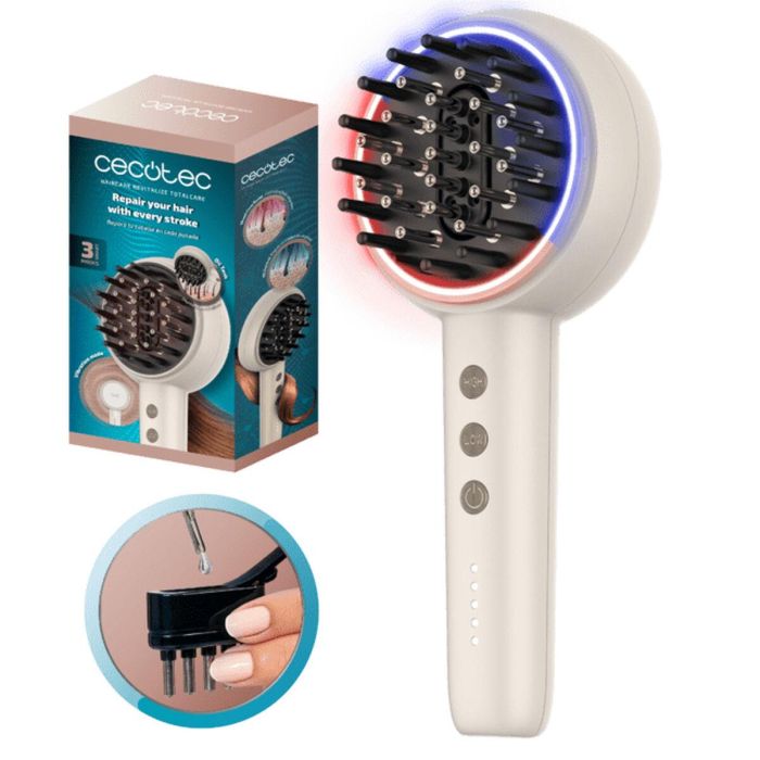 Brosse Réparatrice Cecotec Revitalize TotalCare Blanc Noir 1 Brosse Réparatrice Cecotec Revitalize TotalCare Blanc Noir 1