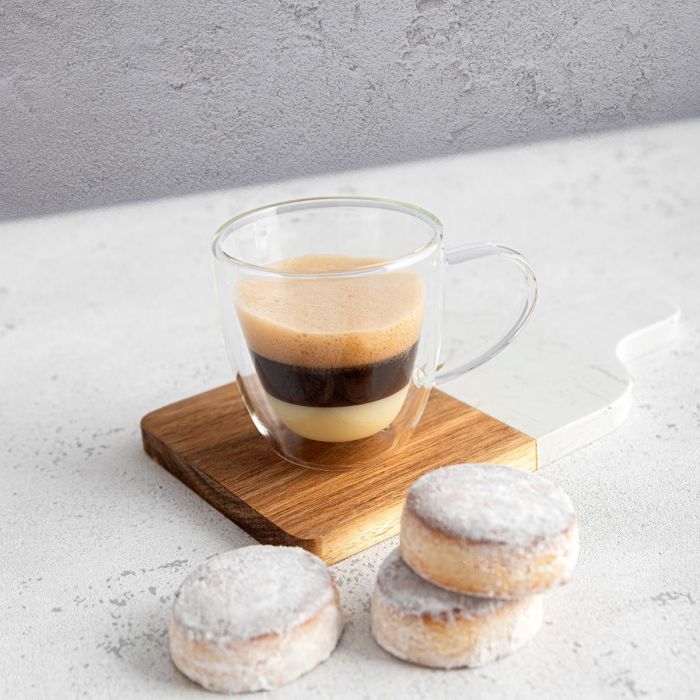 Taza Doble Pared Vidrio Serenia Quid 15 cL (6 Unidades) 2 Taza Doble Pared Vidrio Serenia Quid 15 cL (6 Unidades) 2